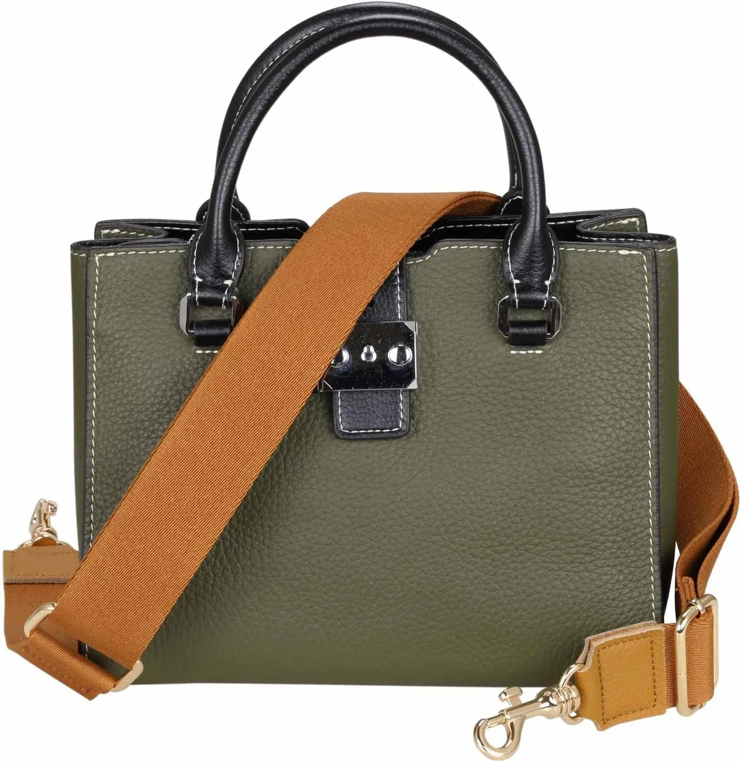 حزام محفظة سميك، بديل واسع قابل للتعديل، حقيبة يد كروس، أطراف جلدية، استبدال حزام أكياس المدرب