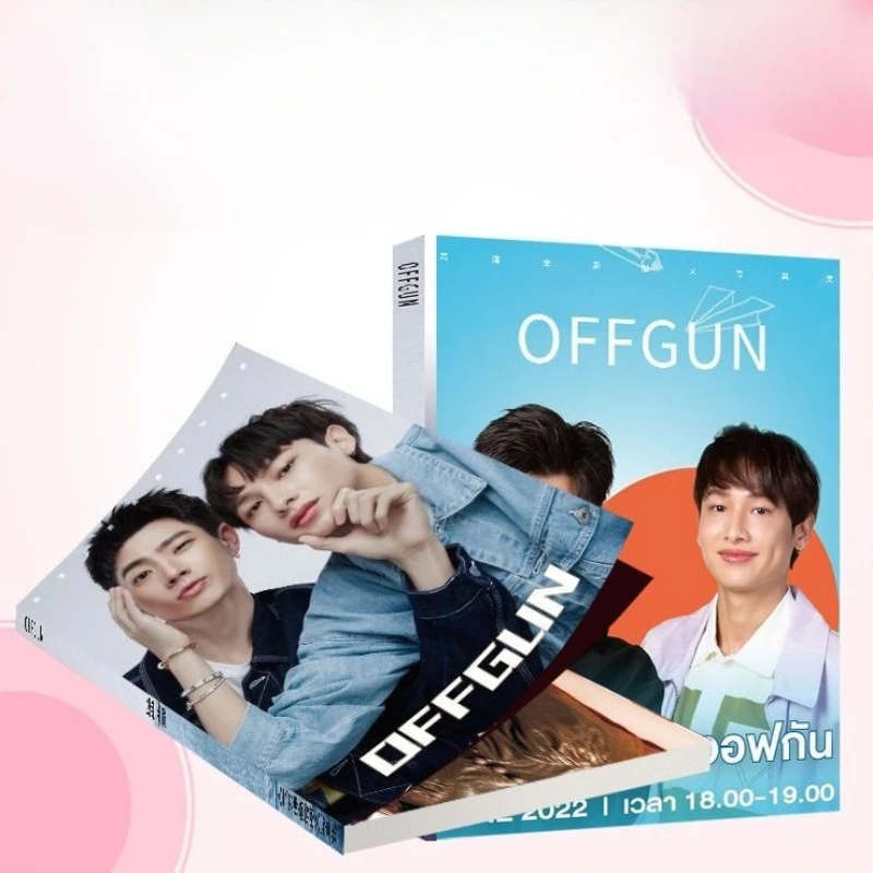 

1PC Offgun Jumpol Adulkittiporn Atthaphan Phunsawat TV The Trainee The Series Puppy Honey Theory of Love A4 64 Pages Photo Album