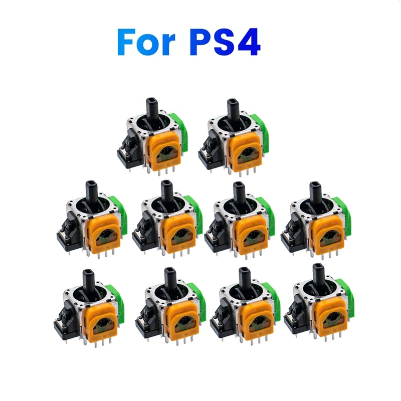 10PCS for PS4 Hall Electromagnetic Joystick Potentiometer High Precision Adjustable Electromagnetic IC Joystick