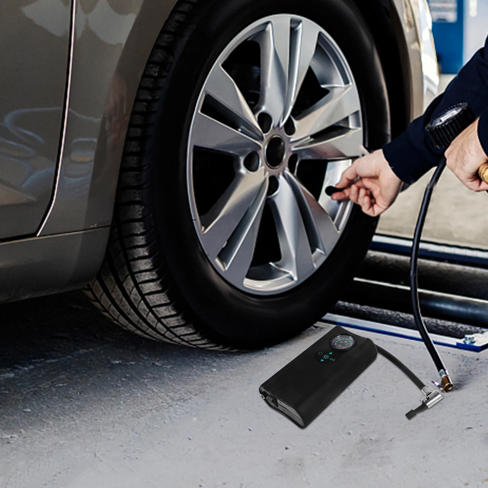 

Portable Car Pump Compressor Tire Compressor Air Pump Inflator for Vehicle Efficient System Accessories