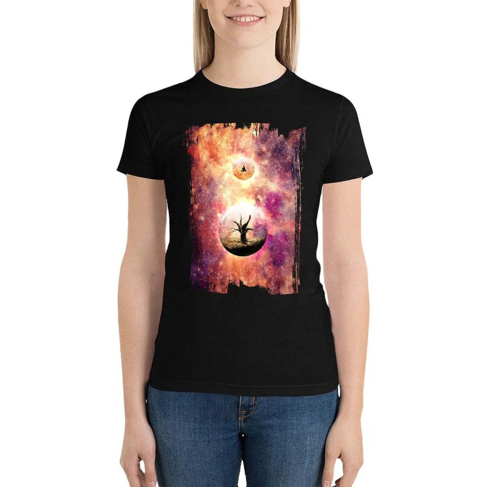 

Death is the road to awe T-Shirt kawaii clothes hippie clothes Summer Women's clothing