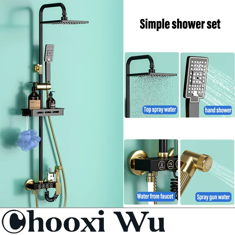 CHOOXIWU - for you Home Improvement Bathroom accessories bathroom sets full set Shower head Bathroom decoration Water heater