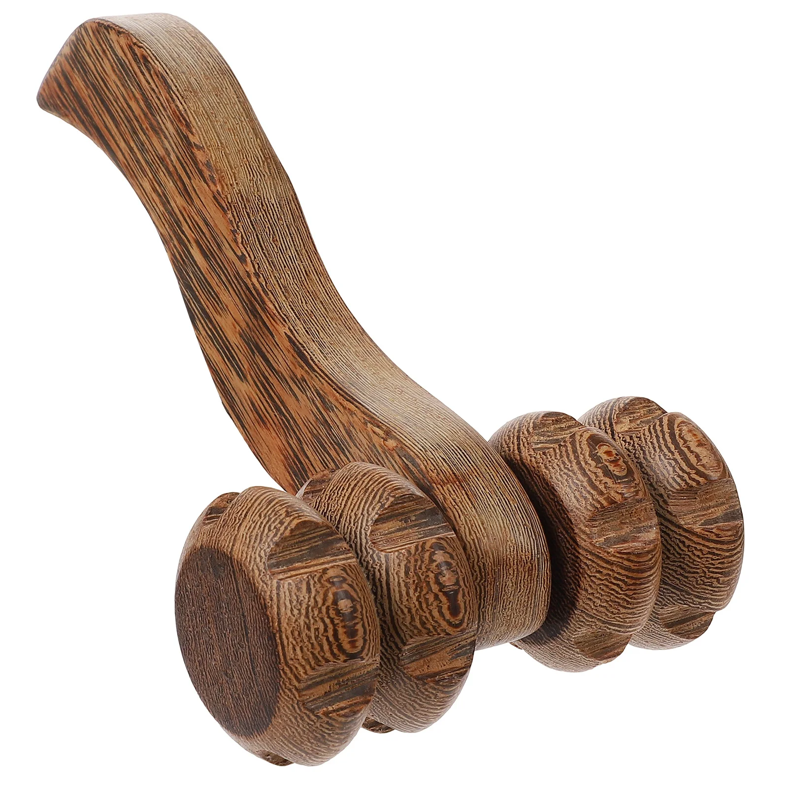 

Wooden Massage Wheel Double Round Roller Full Muscle Massager Stick Non Slip Handle Relaxation Tools