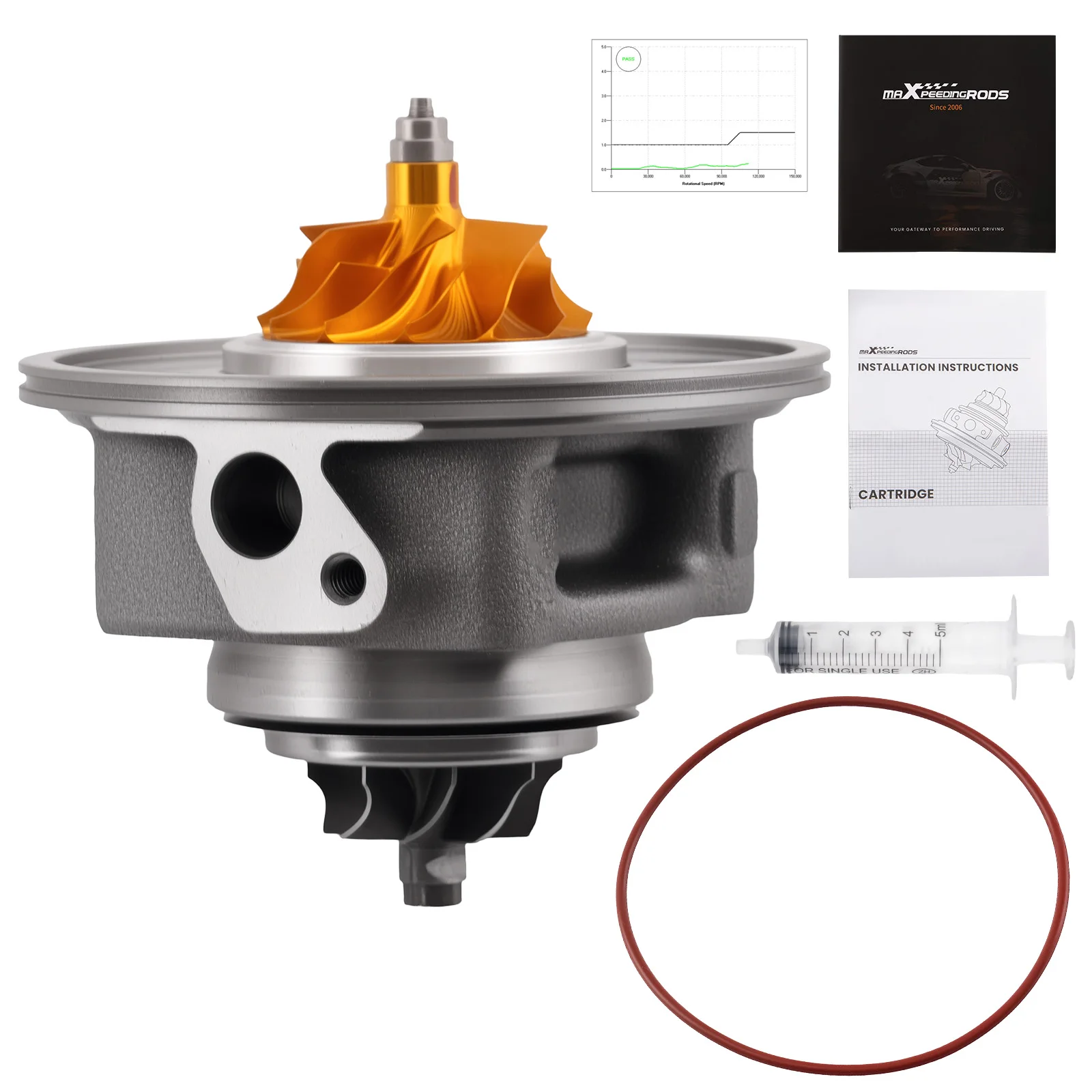 MaXpeedingrods B38A15A Turbo Cartridge for BMW 1 2 3 4 X1 X2 116i 118i 218i for Mini F55 Cooper Cabriolet Clubman Oil Cooling