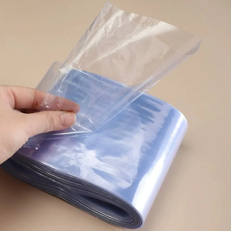 

PVC heat shrink film transparent moisture-proof, heat shrink film hot air packaging plastic sealing film