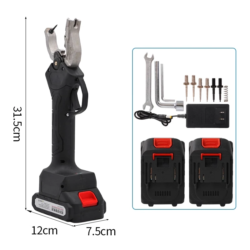 Electric ear tag pliers for pigs, cattle and sheep, automatic rebound ear tag pliers for animal use, ear tag punching pliers