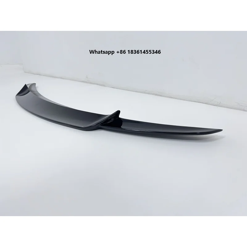 

New Glossy Black S Class W223 Rear Spoiler Wing to B Style Rear Wings S63 S500 Black Roof Wing Spoilers