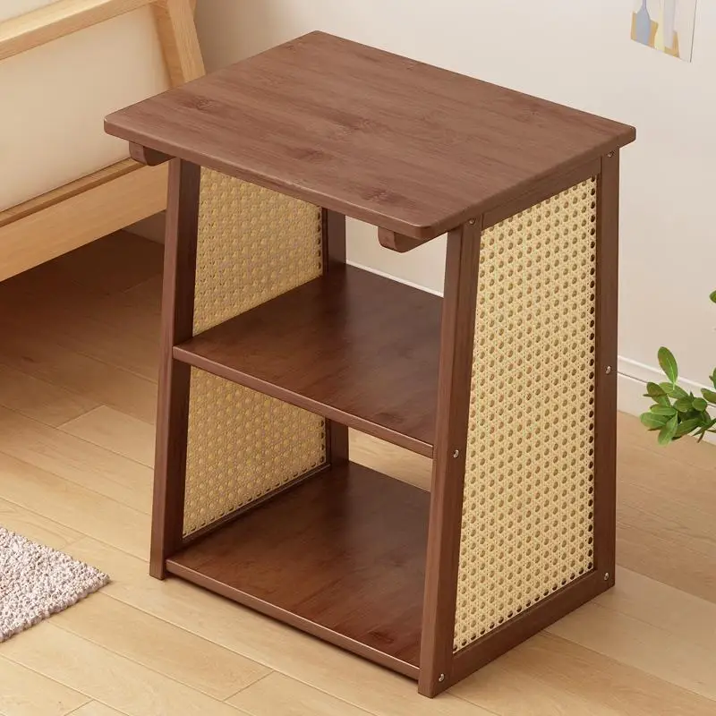 

Simple Sofa Side Small Table At The Head of The Bed Living Room Sofa Side Table Multi-functional Storage Small Corner Tables