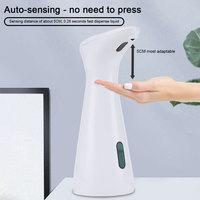 Automatic Hand Sanitizer Dispenser Battery Operated 200ML Hand Soap Dispenser Touchless Hand Free for Kitchen Bathroom Washroom