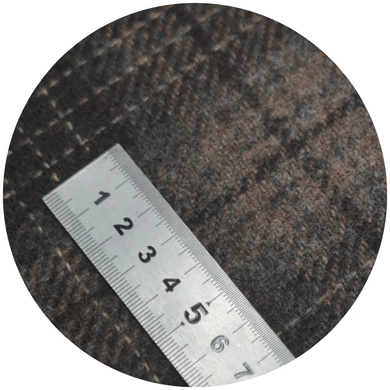 

Осенне-зимняя клетчатая ткань из 100% шерсти, 560 г/м², для пошива пальто, курток, юбок, брюк, рукоделия и домашнего декора