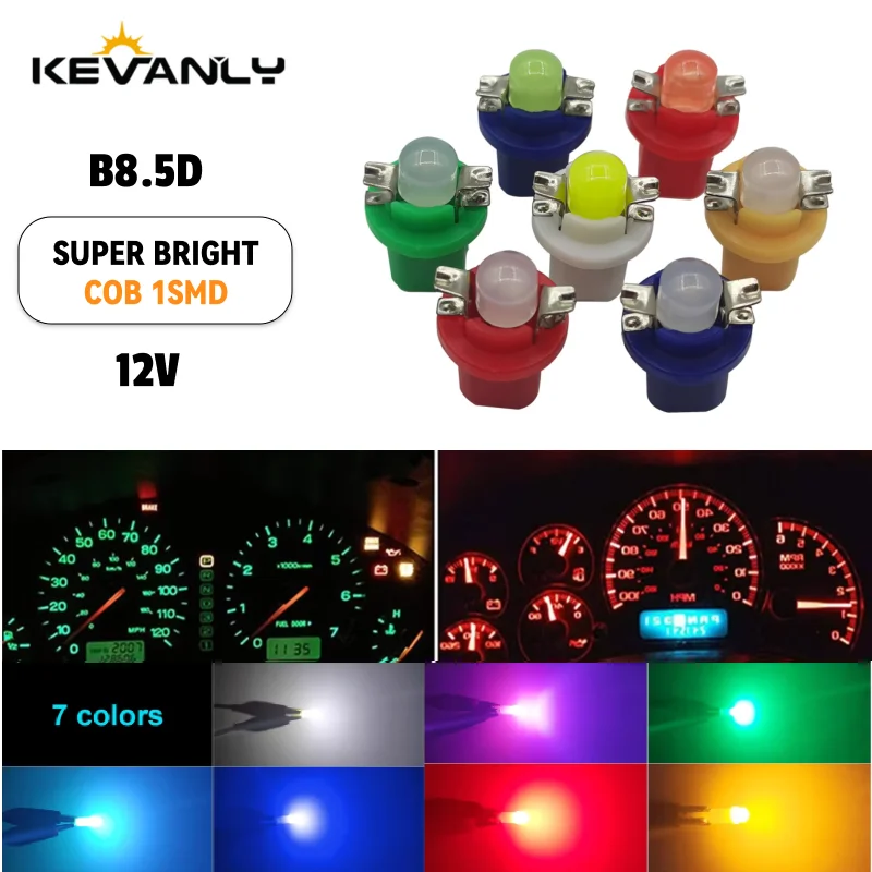 

10/20 шт. T5 B8.5D 1SMD автомобильные фары 5050 калибра светодиодные индикаторные лампы приборная панель боковые внутренние фары 12 В автомобильные аксессуары белый