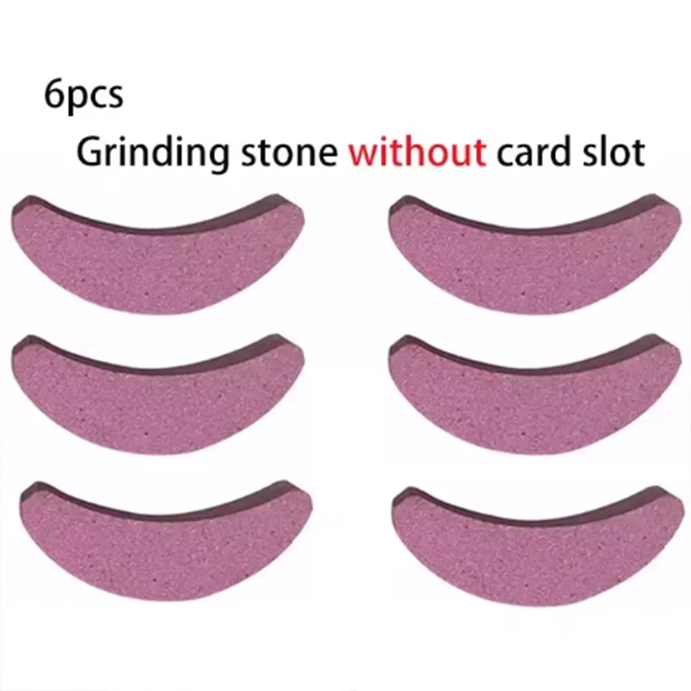 

6Pcs Fast Grinding Sharpening Small Whetstone Portable with Teeth Chainsaw Sharpener Durable Practical