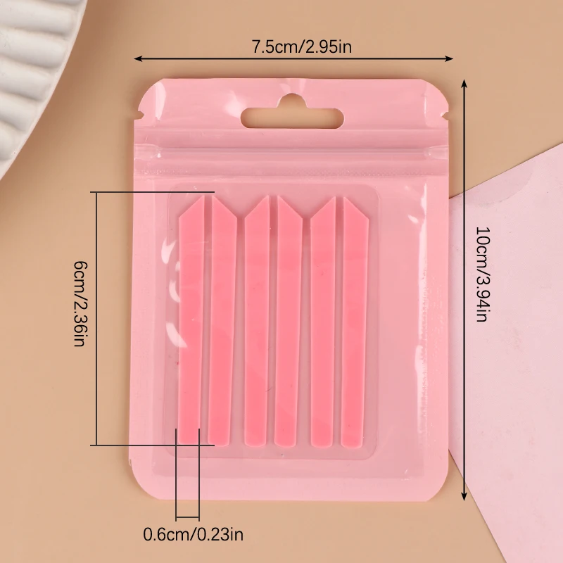 3Pairs Eyelash Lifting Silicone Stripe Soft lashlift Curlers Pads Eye Lash Extension Perm Ribbon Sticky Tape Makeup Tools