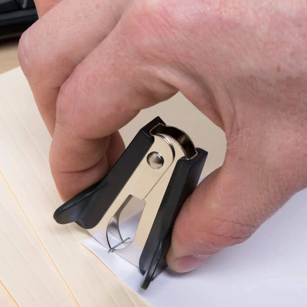 

3pcs Universal Staple Remover Plastic Housing Quiet Office School Desk Supplies Tack Lifter Puller Tool