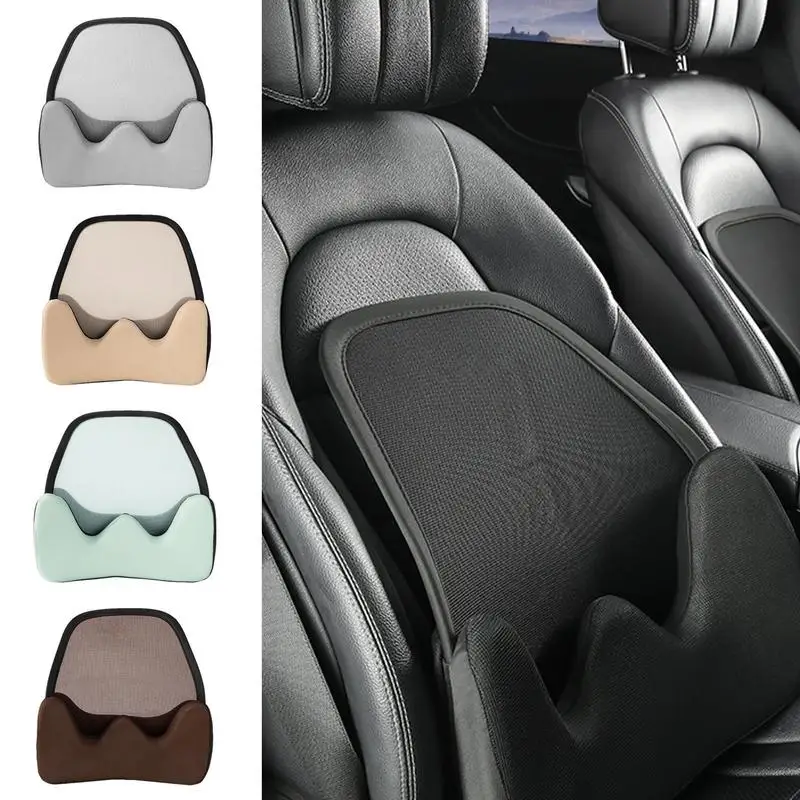 Car Seat Lumber Back Support Car Seat Cushions Memory foam cushion Pillow Lower Back Support Breathable Lumbar Support Cushion