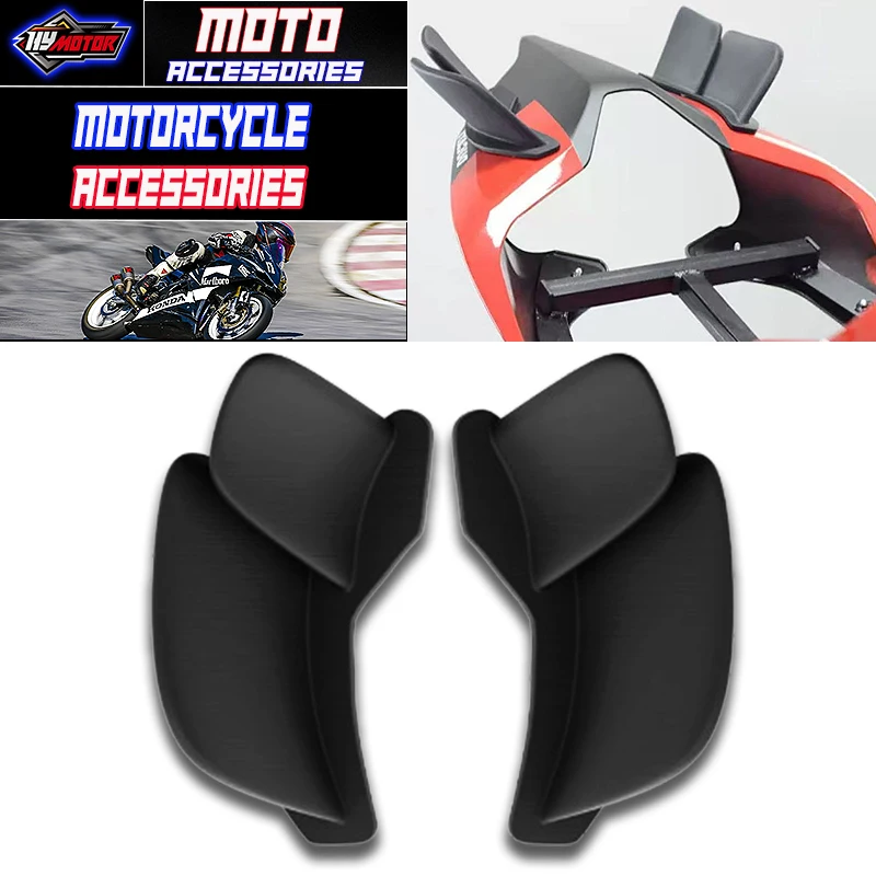 Для Ducati Panigale V2 V4 V4S V4R 2018-2024 2020 2021 2022 2023 новые мотоциклетные хвостовые крылышки с фиксированным крылом, аэродинамические аксессуары