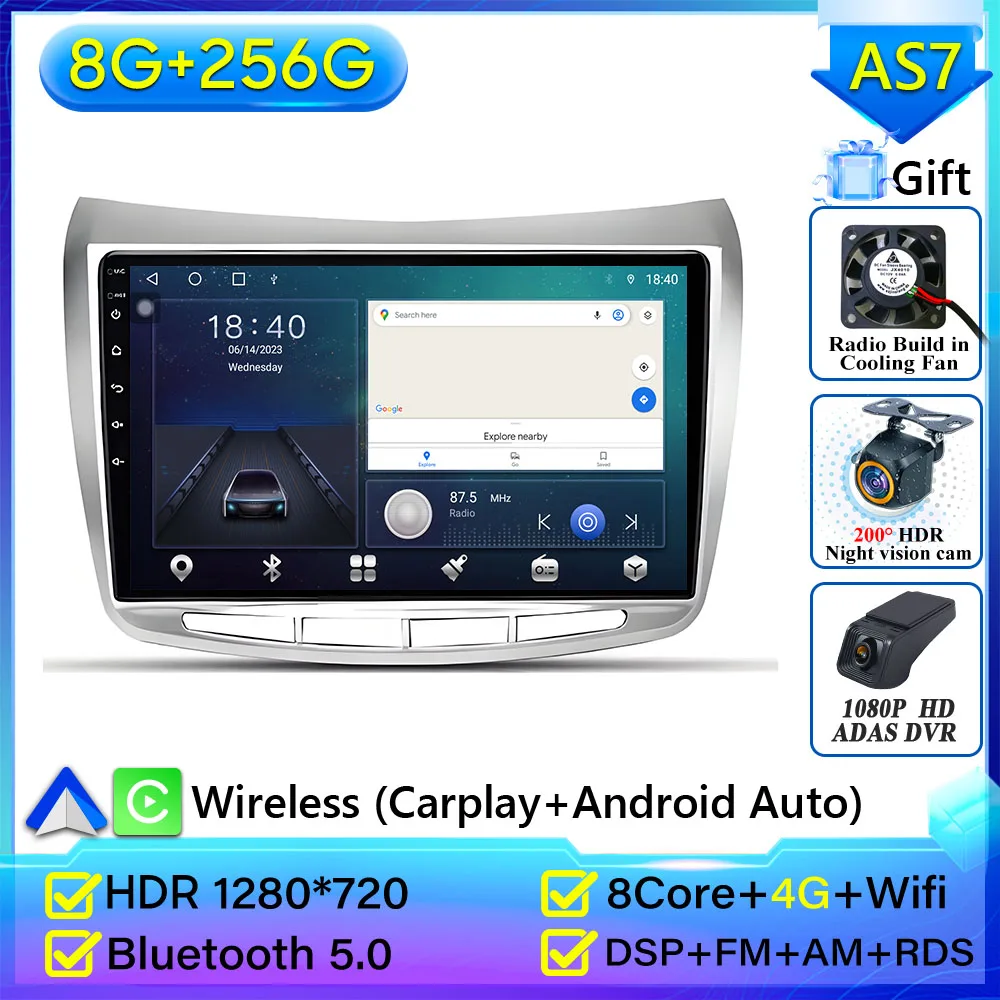 Android 16 autoradio voor Lancia Delta 2009-2019 GPS navigatie Android Auto display Carplay Wifi autoradio geen 2din videodisplay