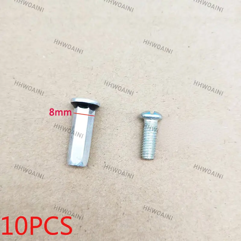 

10PCS For Buick Encore Micro Basket 6 7 Larcosse Bumper License Plate Fixed Base Nut Accessories Aluminum