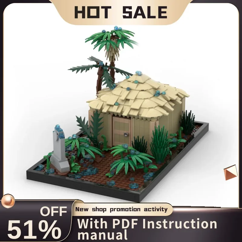 

New 1106Pcs Famous Jurassic Movie Series Moc Restroom Model Building Blocks Diy Creative Ideas Kid Toys Birthday Christmas Gifts