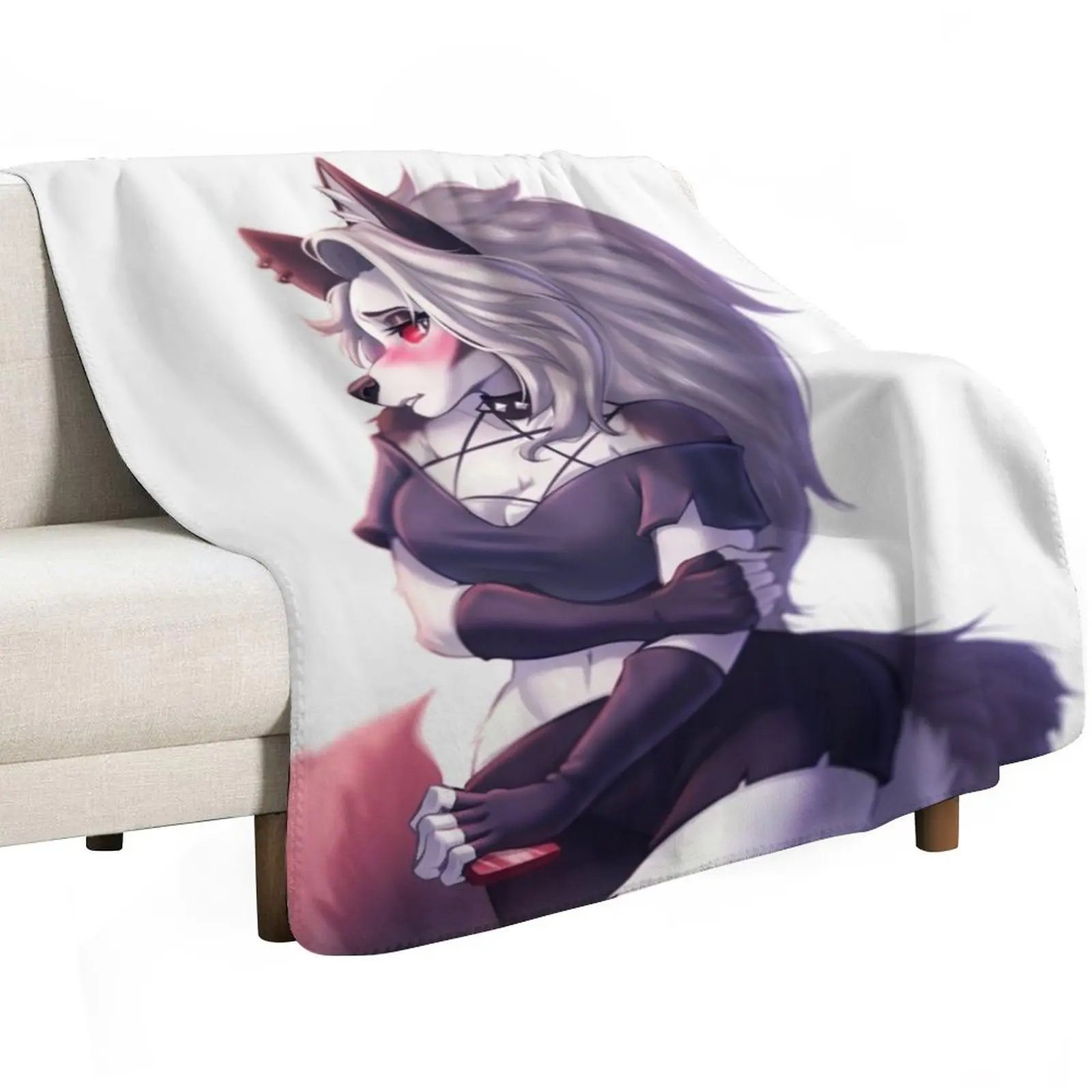 Shy Loona Throw Blanket Flannel Hairy Luxury for babies Shaggy sofa bed Blankets