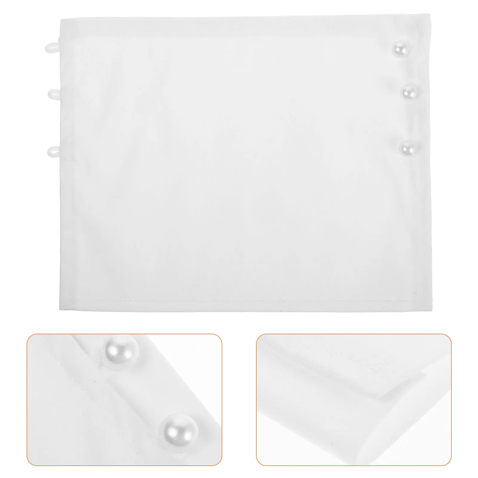 

1Pair Cotton Removable Cuff Detachable Sleeve for Shirts Blouse Sweater Stylish Wrist Decoration Polished Look Business Formal