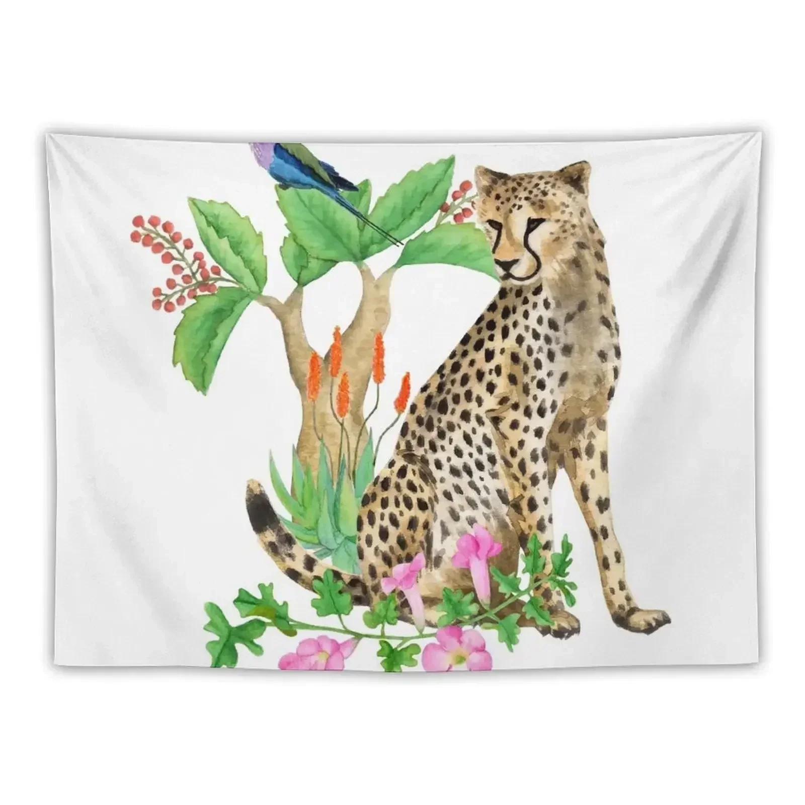 

Cheetah Tapestry Aesthetic Room Decoration Bedroom Decor Korean Room Decor Tapestry