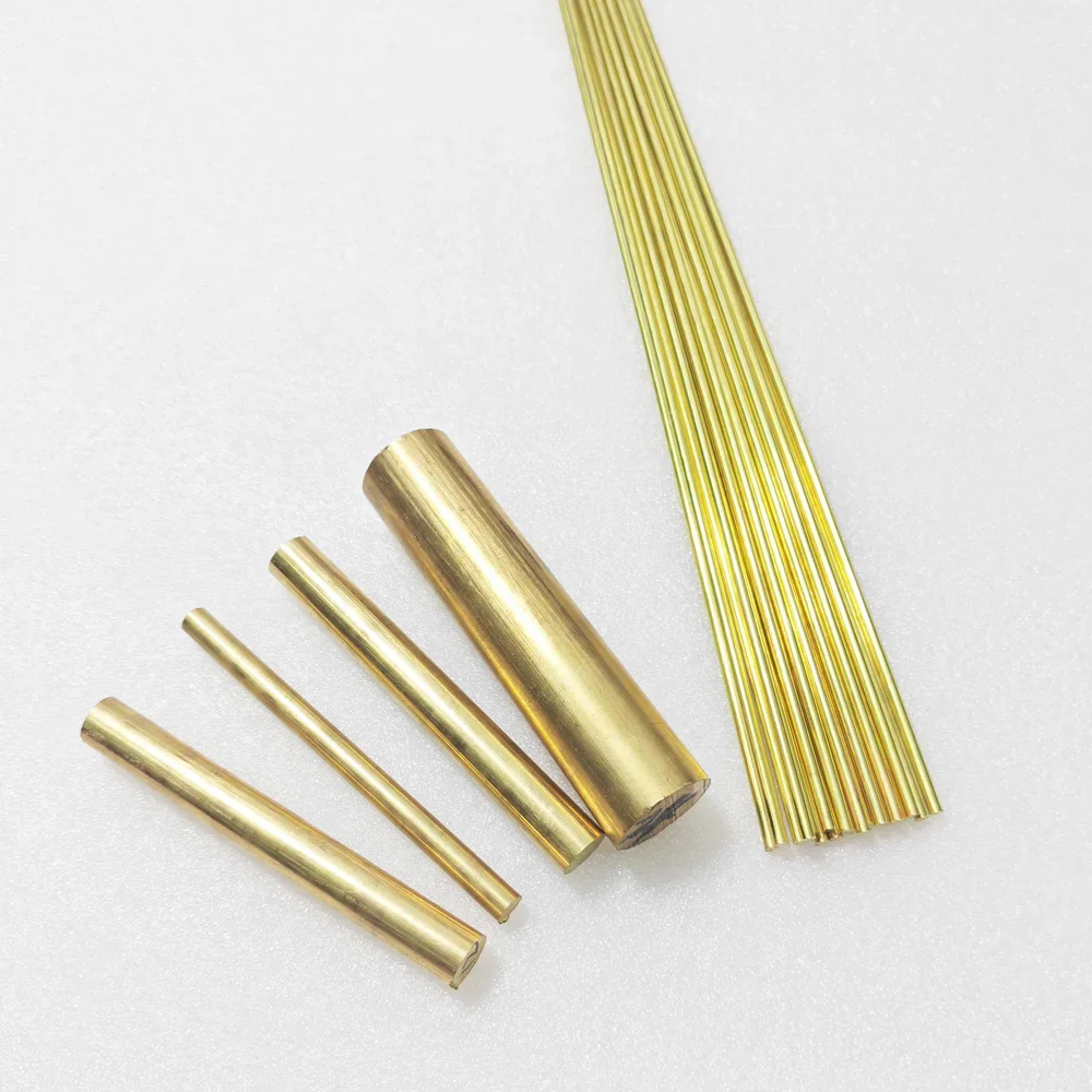 CNC旋盤用真ちゅう製丸棒,1mm, 1.2mm, 1.5mm, 2mm, 2.5mm, 3mm, 4mm, 5mm, 6mm 8mm、10mm、12mm、15mm、18mm〜35mm