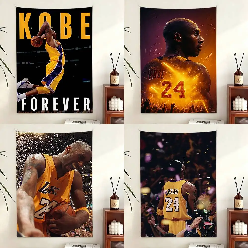 Basketball K-Kobe B-Bryant 8 24 Funny Flags for Bedrooms Home Decor Items Outdoor Decors Garage Decoration Flaga