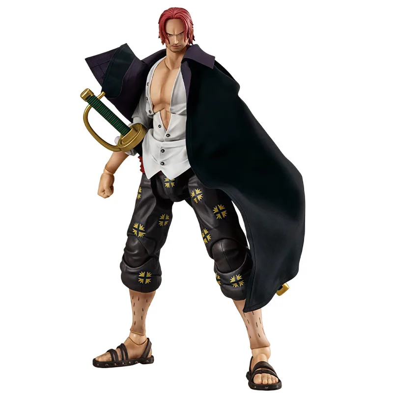 MegaHouse Original Variable Action Heroes Red-Haired Shanks Anime Action Figures Toys for Boys Christmas Gift Collectible Model