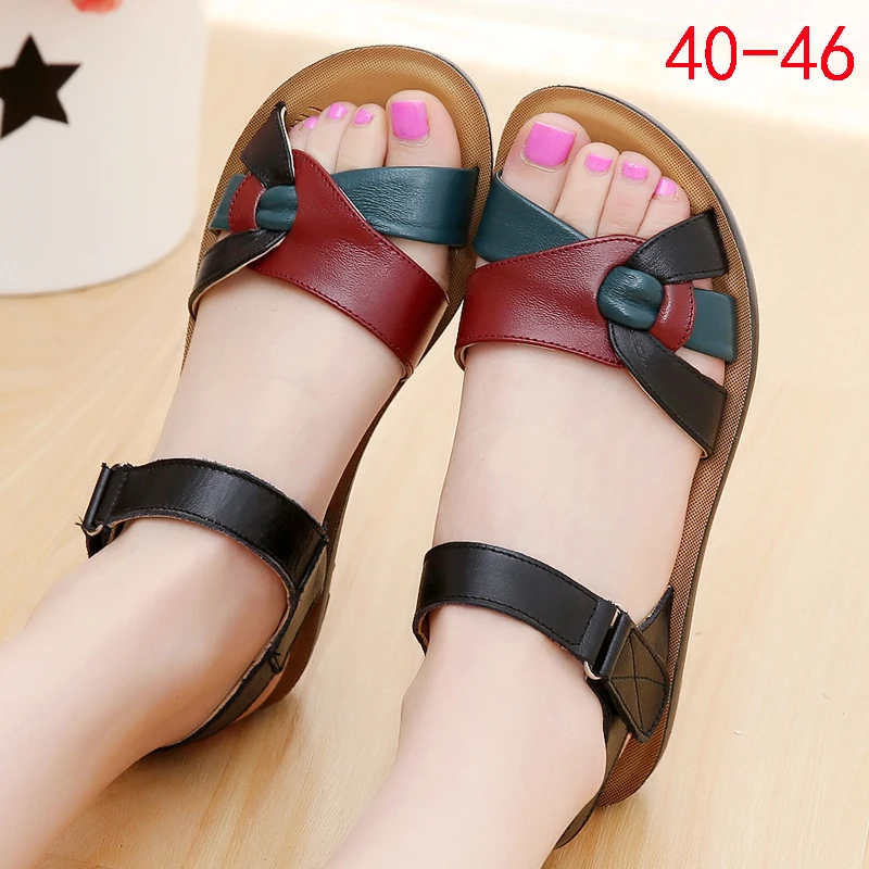 

Summer Shoes for Women Sandals Butterfly-Knot Comfy Lady Slippers Thick Sole Roman Flat Beach Slides Fashion Sandalias De Mujer