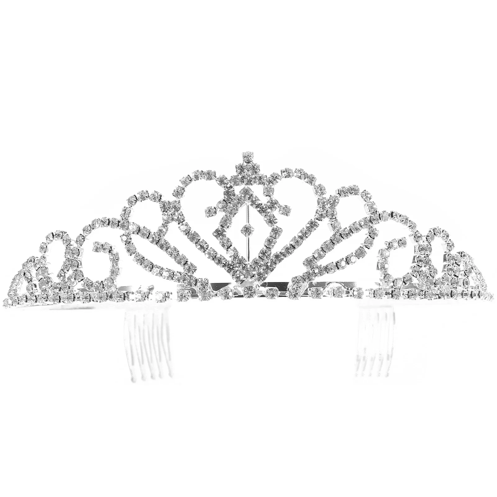 

Rhinestone Diamond Wedding Bridal Party Decoration Hair Toppers Tiara Bride Crown For Ladies Bridal Crown Comb