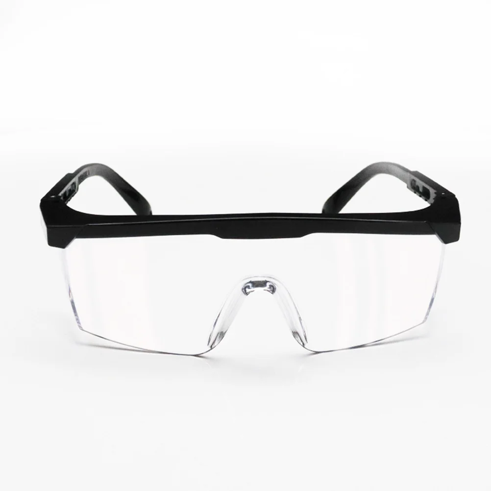 

Black Adjustable Telescopic Riding Goggles Anti Dust Protective Glasses Spray Outdoor for Men Women Outdoor Goggles