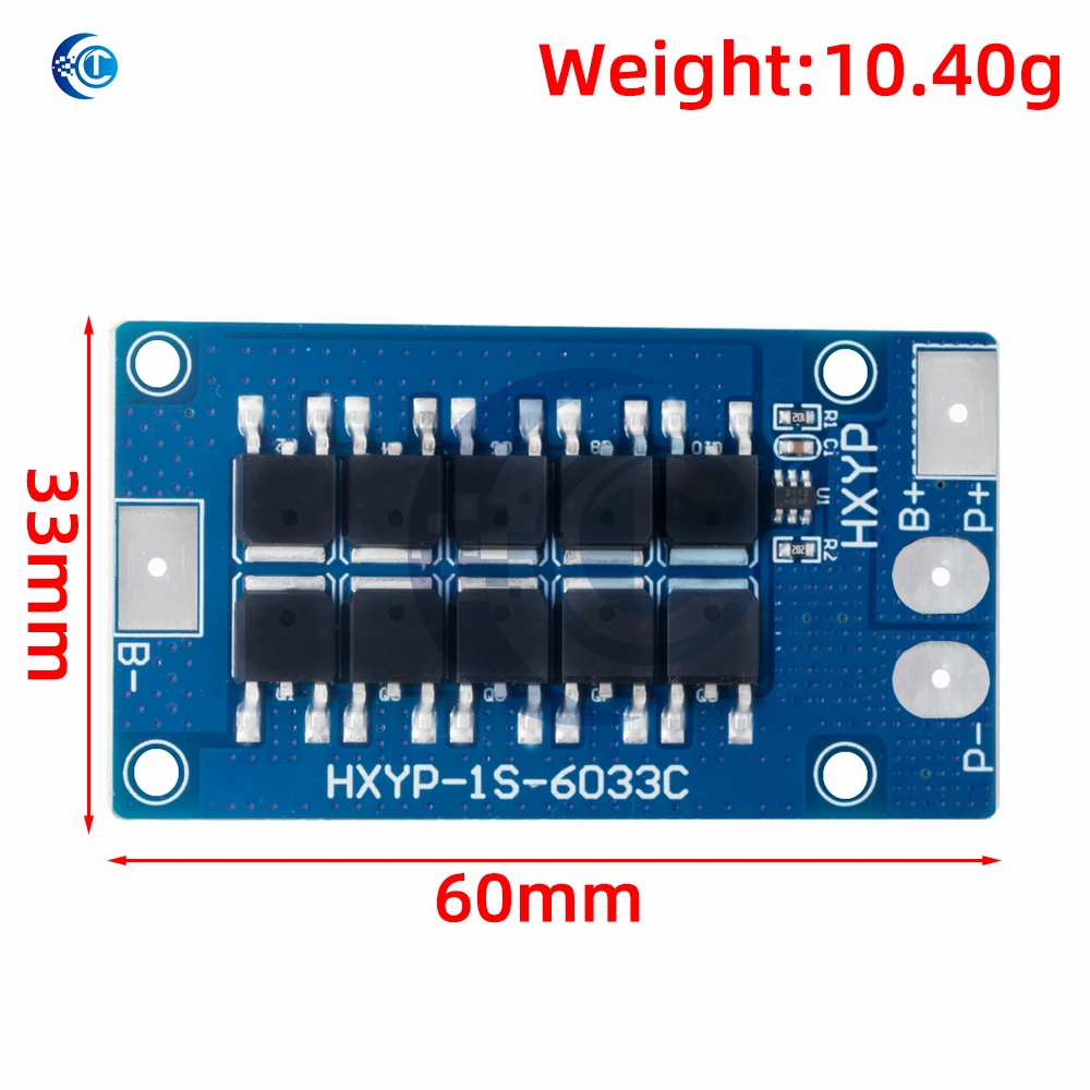1pc/5pcs 1S 30A BMS 3.2V LiFePO4 / 3.7V Lithium Battery Protection Board 18650 4.2V Charging Voltage/Short Circuit