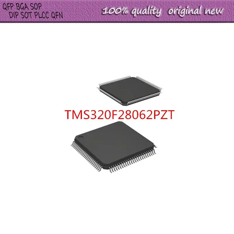 

NEW 1PCS/LOT TMS320F28062PZT TMS320F TMS320F28062 320F28062PZT LQFP-100