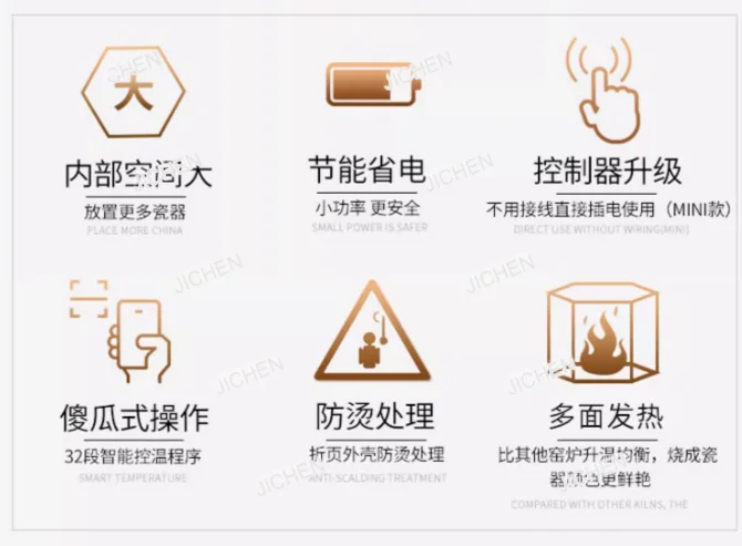 

ZQR Ceramic Art Electric Kiln Medium And High Temperature Ceramic Stove Low Power Ceramic Furnace Equipment Intelligent Kiln