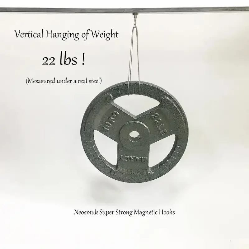 1 Stück superstarke magnetische Haken, 25 Pfund schwere magnetische Haken zum Aufhängen, Magnethaken für Kreuzfahrtschiffe, Campinggrill, Kit