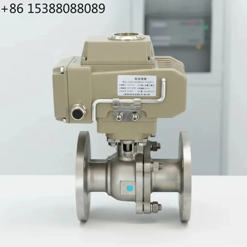 C800 SS304 SS316 Carbon Steel Stainless Steel 2 Inch 3 Inch 2/2 Electric Ball Valve with 4 20ma Electric Actuators(1pcs)