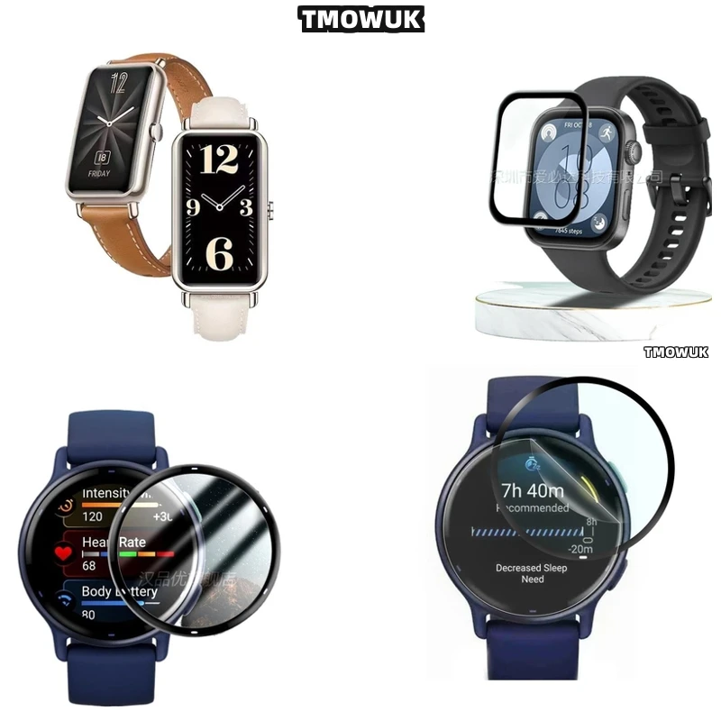 

Heat Resistant Screen Cover For Garmin Vivoactive 5 6 Samsung Fit 2 3 Huawei Watch D FIT2 Redmi Watch5 Lite - Thermal Barrier