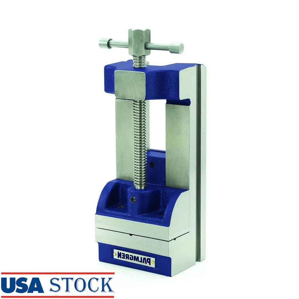 ボール盤万力 1-1/2 インチジョー開口部 V ネジリードスクリュー 1 インチスロート深さ精密ツールヘビーデューティワークショップアクセサリー