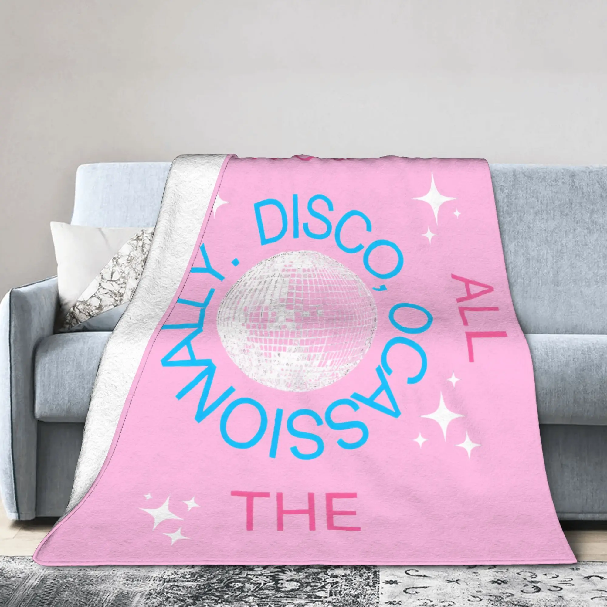 Kiss All The Time Disco Blankets Fleece Summer Air Conditioning Harrys Singer Styles Multi-function Soft Throw Blanket Throws