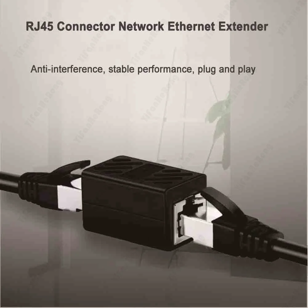 RJ45 Connector เครือข่าย Ethernet Extender สําหรับ Cat7 Cat6 Cat5e Ethernet Cable Adapter หญิงหญิง