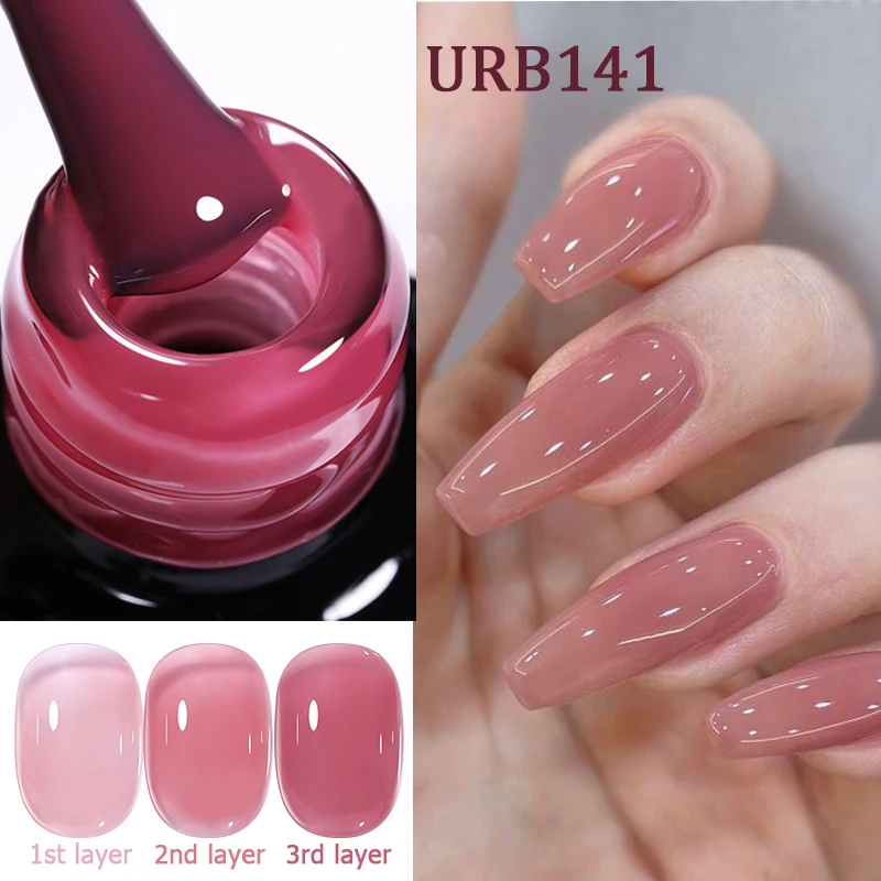 UR SUGAR-esmalte de Gel semipermanente para uñas, Base de goma translúcida, UV, construcción rápida, Nail Art, 7ml