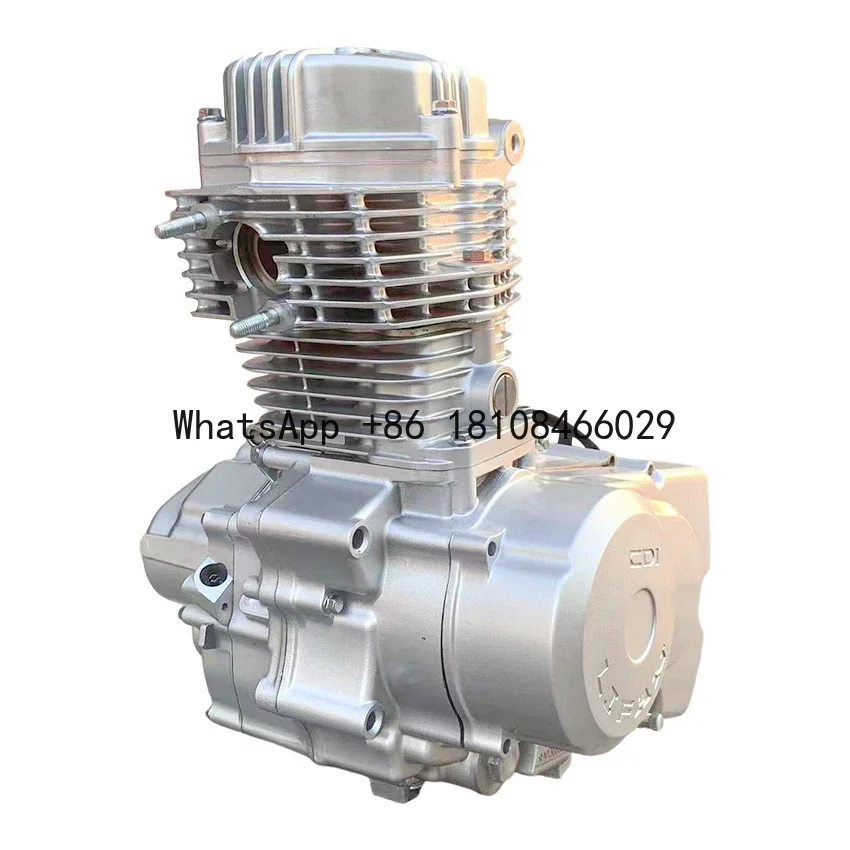 Motorcycle engine assembly lifan cg125cc 5 gear Motorcycle 4 stroke engine 125cc fou suzuki motorcycle engine