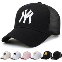 New Summer Unisex Women Men Baseball Caps Male Female Breathable Mesh Snapback Hats Black Casual Sport Hats Cap For Women Men