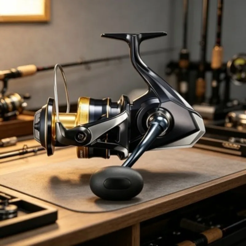 22 Saltwater Spinning Reel Large Jigging Trolling Long Cast Fishing Wheel Metal Spool Sea Fishing
