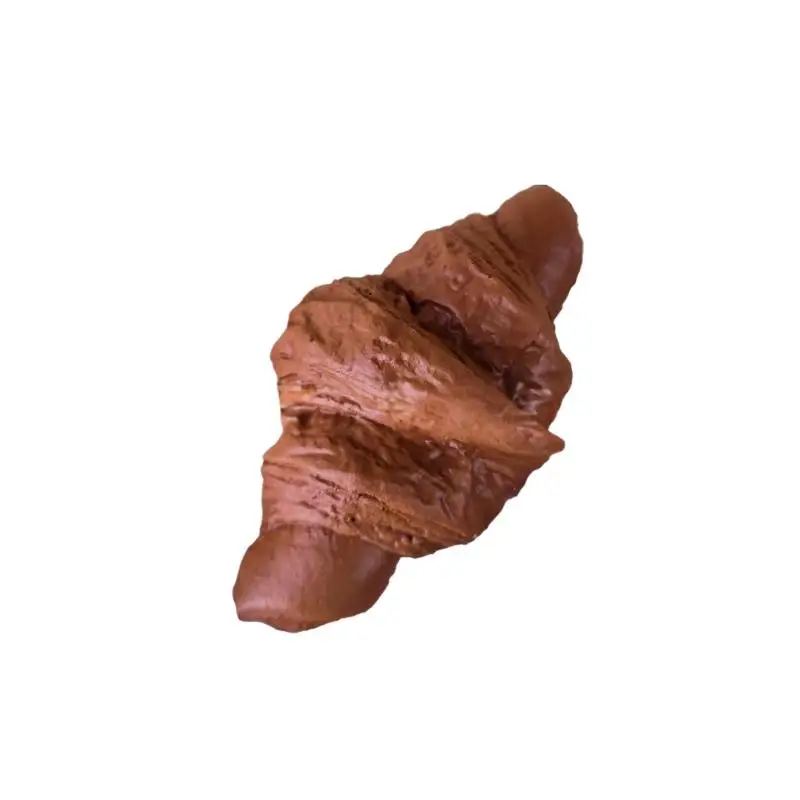 1 Pc Chocolate Bread Model, Food Display Prop, Prank Toy, Slow Rising Stress Relief Decorative Ornament view 6