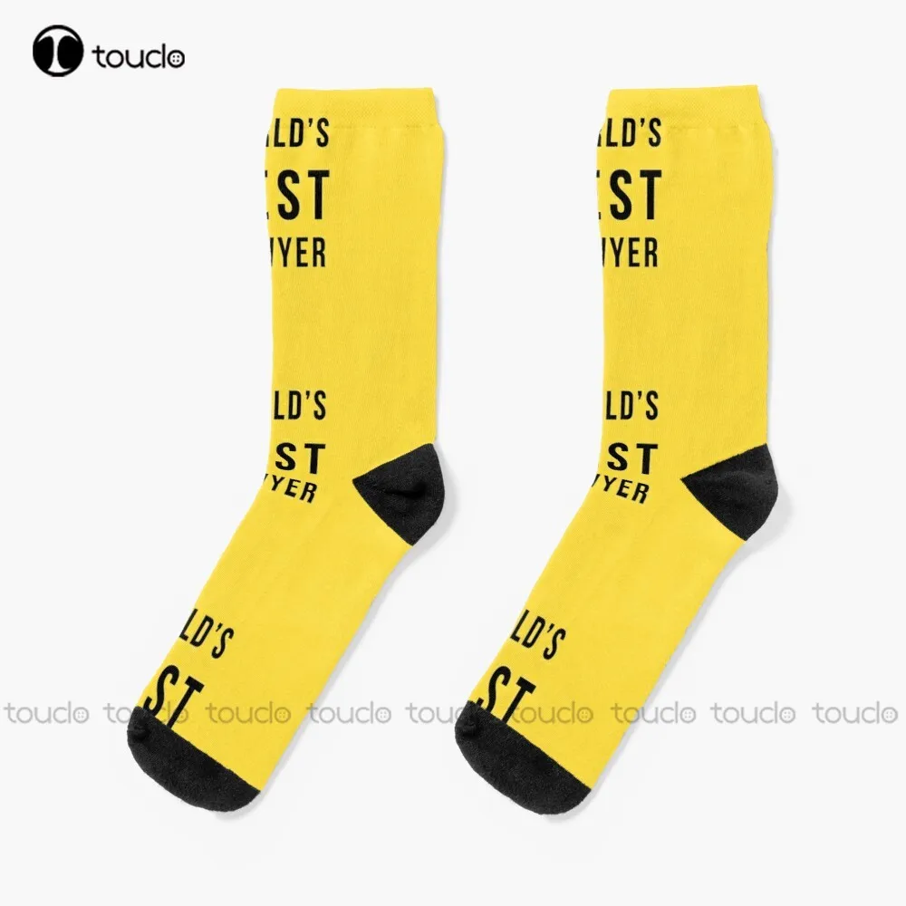 Worlds 2Nd Best Lawyer - Better Call Saul Socks Custom Women Socks 360° Digital Print Comfortable Best Girls Sports Funny Gift