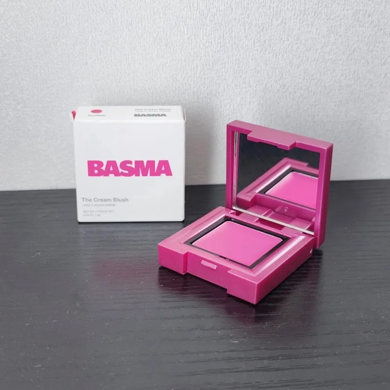 1,2 g Probengröße Fuchsia Rouge Paste Frauen Mehrzweck Rouge Schlamm Lidschatten Mattes Pulver Rouge Lippenglasur Basma Make-up