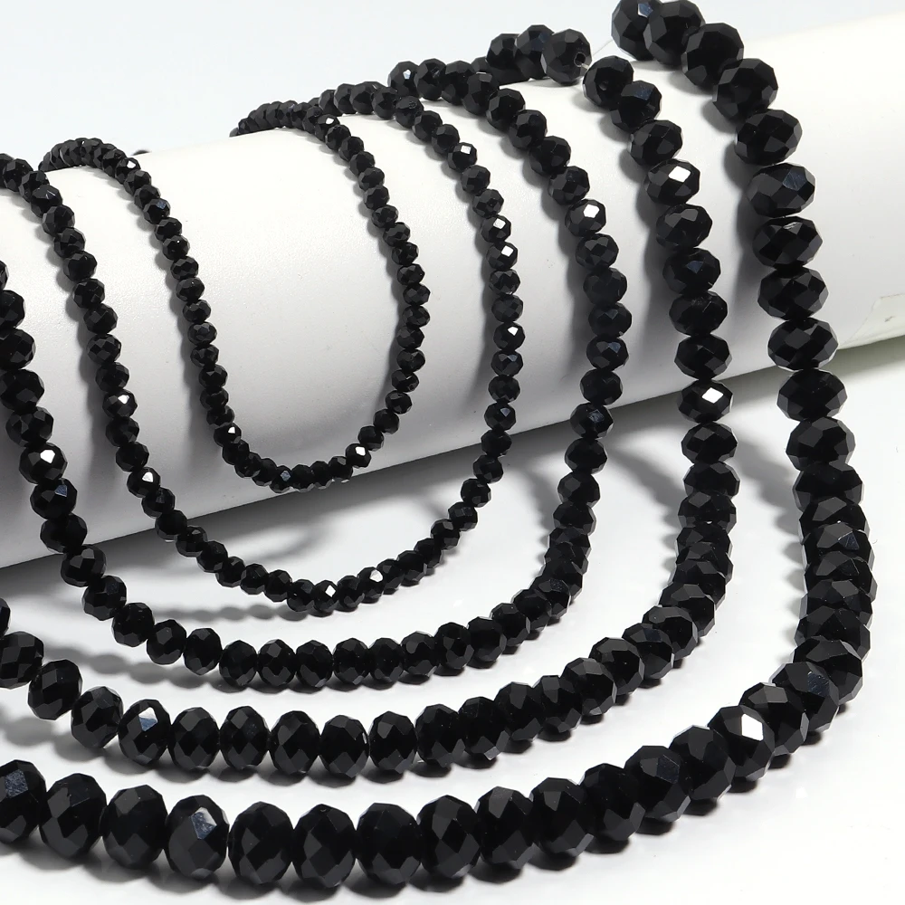 3 4 6 8 10mm Crystal Rondelle Beads Abacus Faceted Glass Loose Spacer Beads For Jewelry Making DIY Bracelet Necklace Accessories image 4