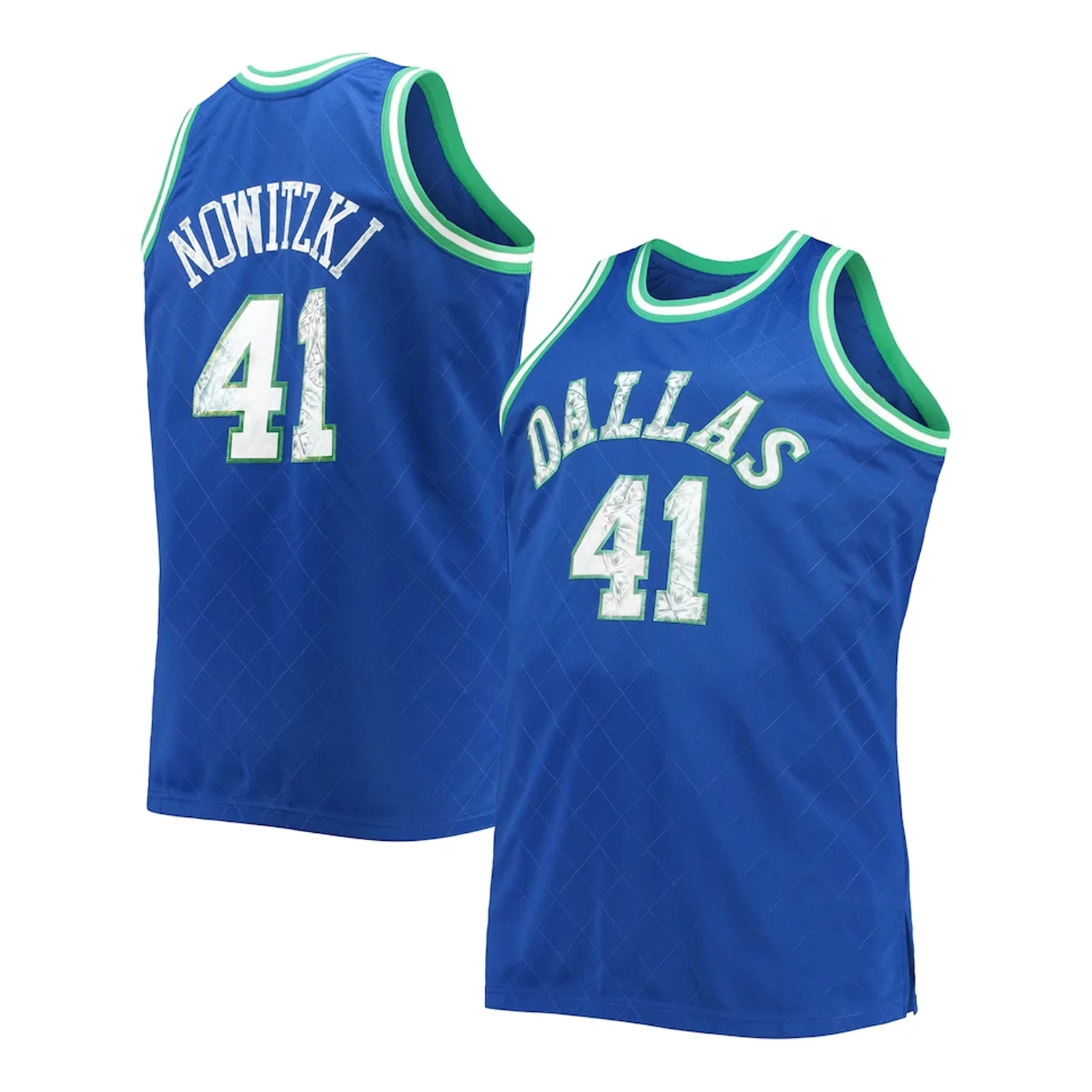 Golden Rooster Independence Dirk Nowitzki Mavericks MN 2004/05 Hardwood Classics Au Jersey-Green 3d Printed Quick-drying Tops